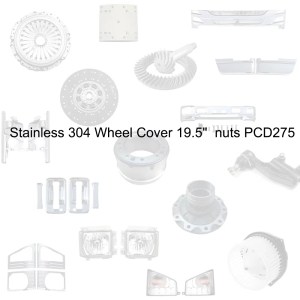Stainless 304 Wheel Cover 19.5"  nuts PCD275